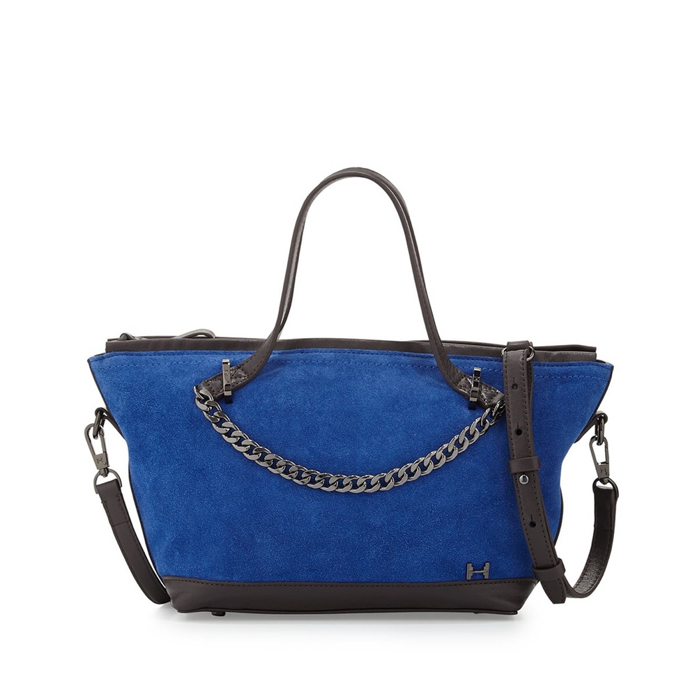 H by Halston Heritage Leather / Suede Crossbody Bag